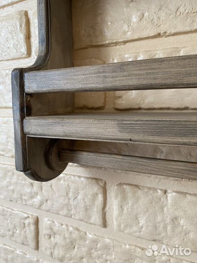 Кухонная полочка для специй деревянная (Не Икея)