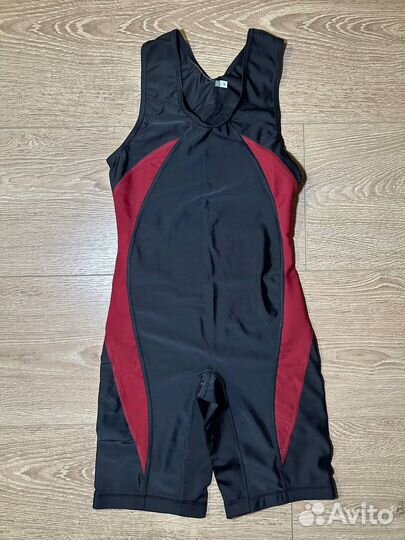 Трико для борьбы Ullis красное/синее/черное 34-40р