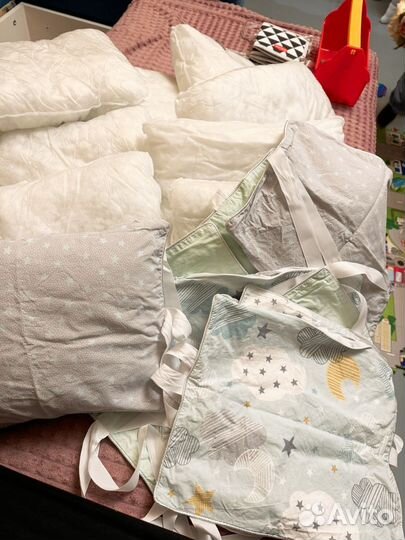 Бортики в детскую кроватку бу