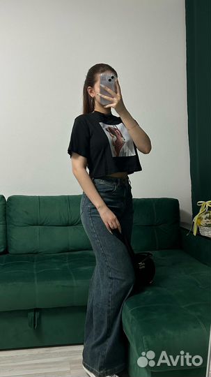 Джинсы широкие р.42-48