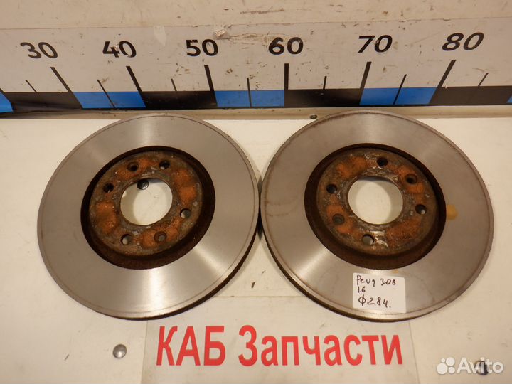 Диски тормозные передние Peugeot 308 1.6 л