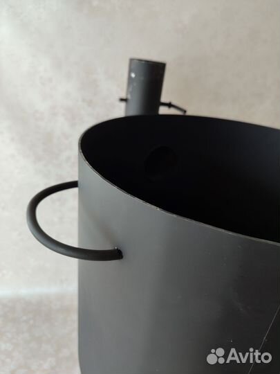 Комплект казан 8 л печь с трубой шумовка половник