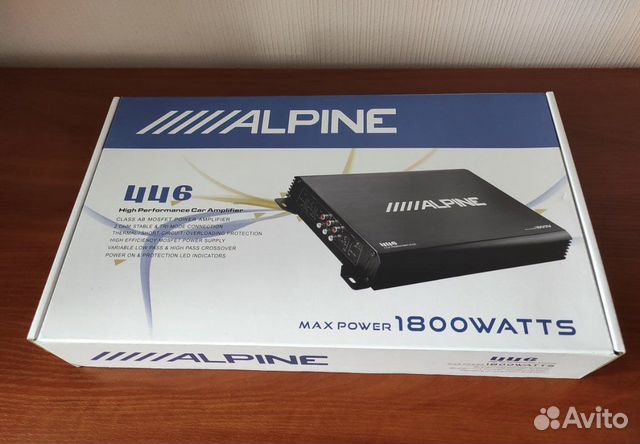 Усилитель 4 канальный alpine 1800w