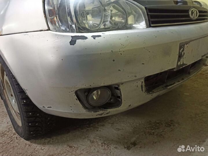 Передний бампер Ваз Калина 1