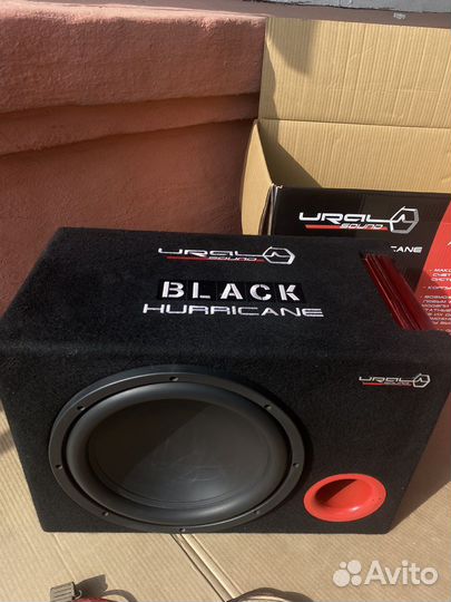 Активный сабвуфер ural black hurrakan