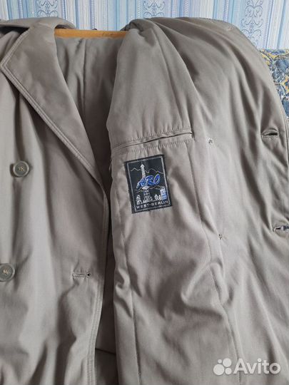 Плащ тренч мужской длинный