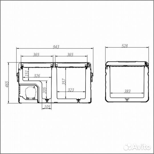 Автохолодильник(морозильн) Alpicool 95л TWW95