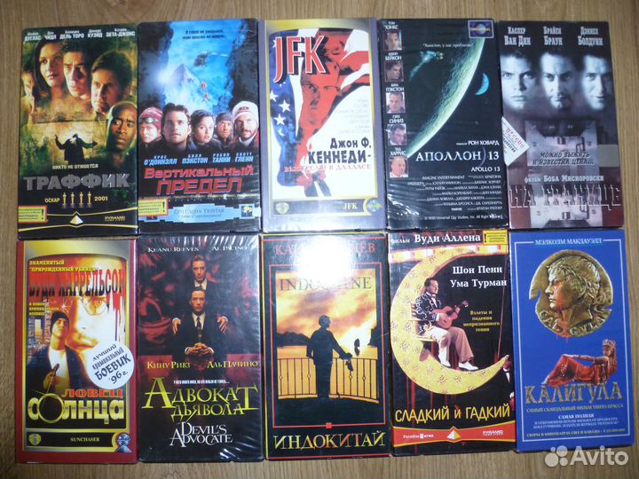 Видеокассеты VHS лицензия в отличном состоянии