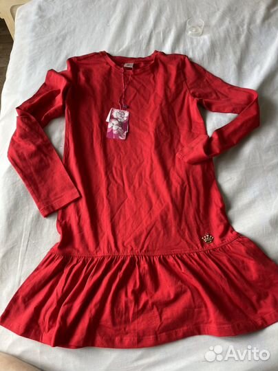 Платье Sela р140-146 красное