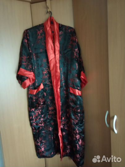 Халат китайский шелковый двухсторонний