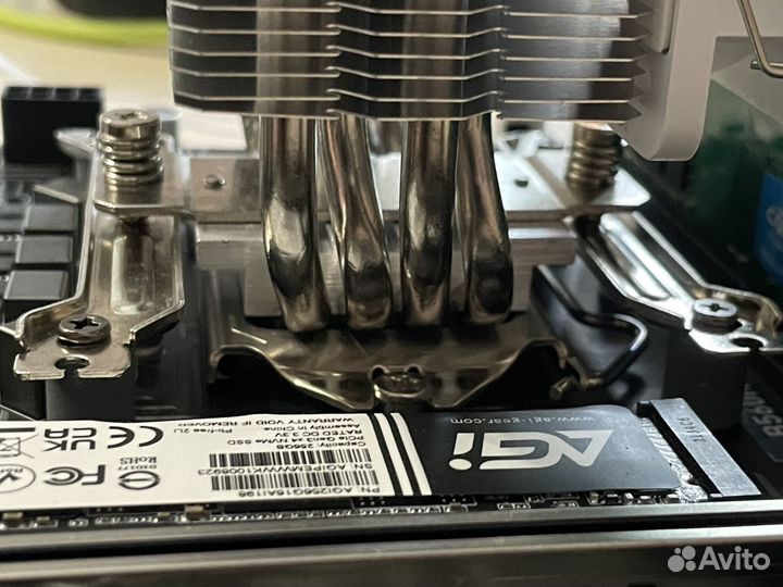 Комплект I3 10100F, 16 GB 4000, SSD m2 256, охлад