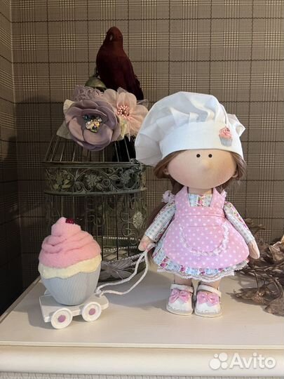 Текстильная кукла в стиле Тильда