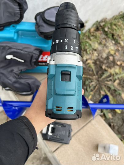 Шуруповерт для ледобура 5 в 1 комплект