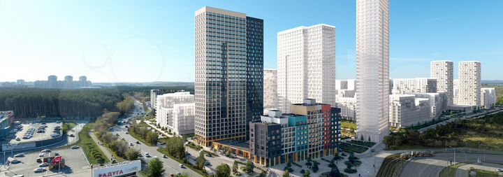 2-к. квартира, 63 м², 16/32 эт.