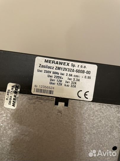 Блок питания zm12v32a-600B-00 merawex ибп