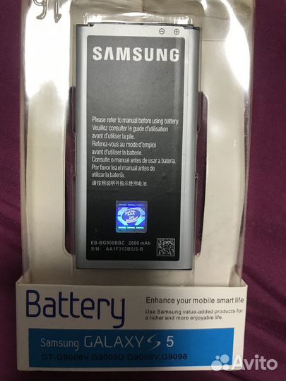 Аккумулятор samsung EB-BG800CBE и EB-BG900BBC