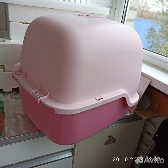 Закрытый лоток для кошек бу