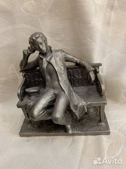Статуэтка Пушкин металл