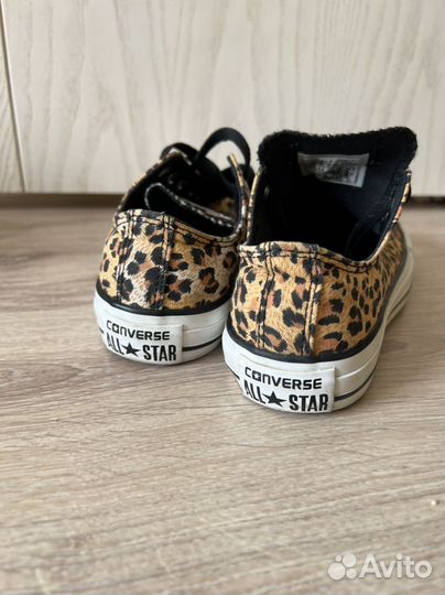 Кеды converse леопард
