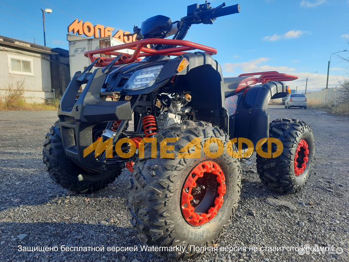 Квадроцикл Classic ATV new Red + шлем