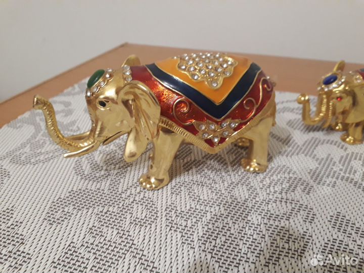 Статуэтки. Набор Слоников (5шт.)