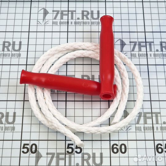 Ящик для АКБ 100Ач 370x210x250мм из белого/красного полипропилена с ремнём и крепежными пластинами