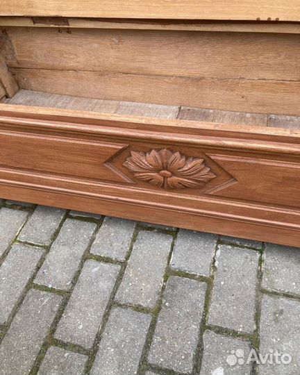 Лавка-сундук. Массив. антикварный