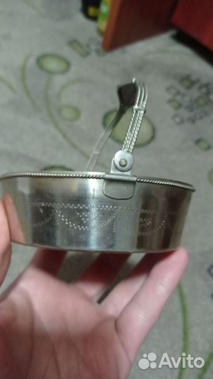 Конфетница мельхиор СССР