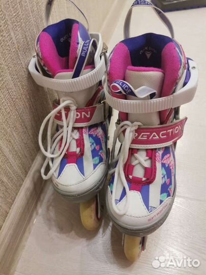 Роликовые коньки детские раздвижные 26-31 р