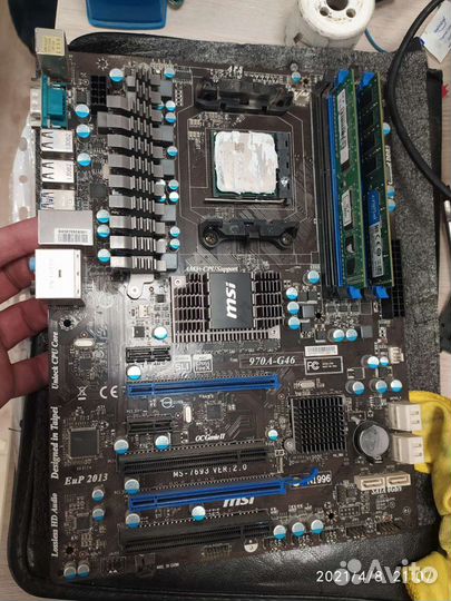 Материнская плата MSI 970A-G46 + AMD FX-6300