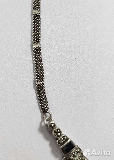 Серебряное колье 925 пробы