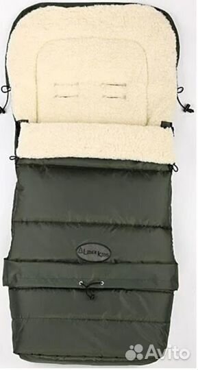 Конверт из овчины в коляску и сани