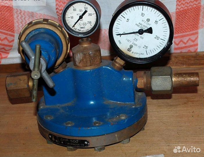 Рамповый кислородный редуктор дкр-500. СССР