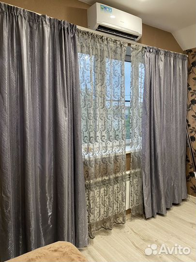 Комплект шторы и тюль бу