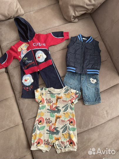 Детская одежда для мальчиков пакетом