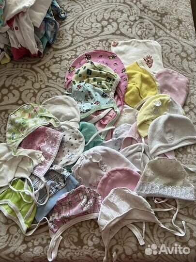 Детские шапочки разных размеров