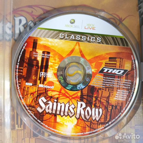 Saints row 1 xbox 360 (one/series x) лицензия