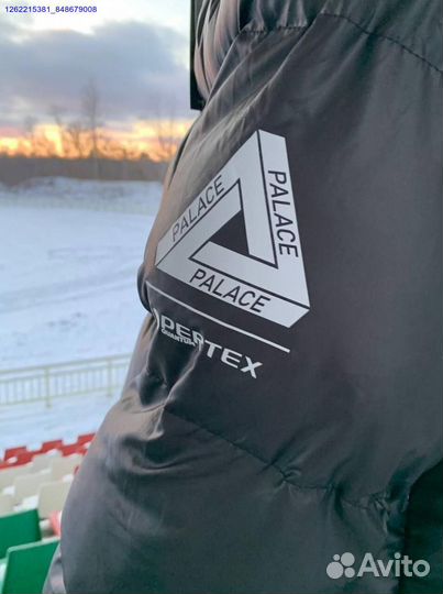 Пуховик Palace black с балаклавой (Арт.31112)