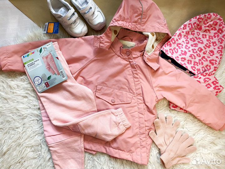 Вещи пакетом для девочки 86 92 Новые осень