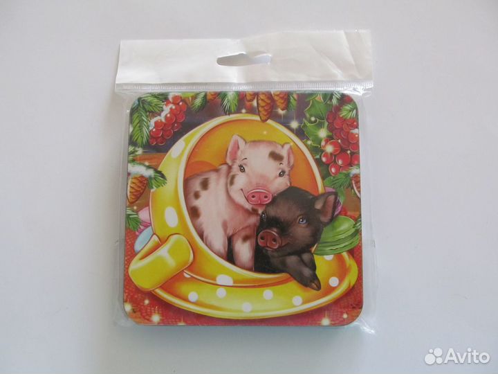 Пара бирдекелей для горячего 