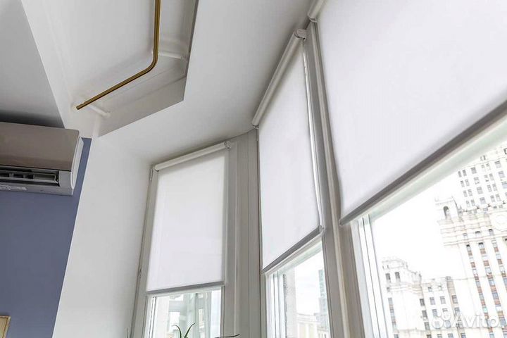 Рулонные шторы на заказ. Замер и установка