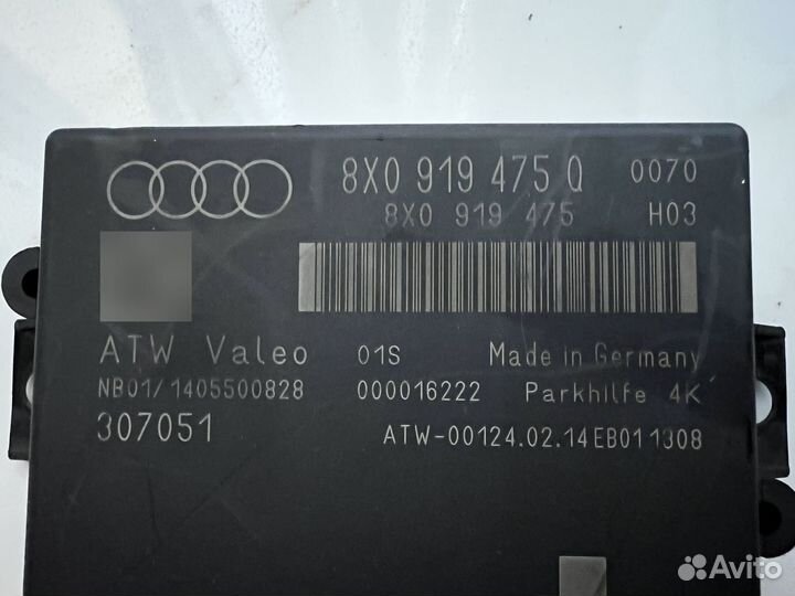 8X0919475Q бу парковочного ассистента Audi A1 Q3