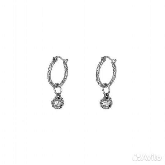 Винтажные серебро серьги