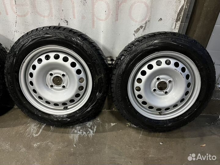 Зимние колеса r15 4/100 dia 60.1 vesta, logan