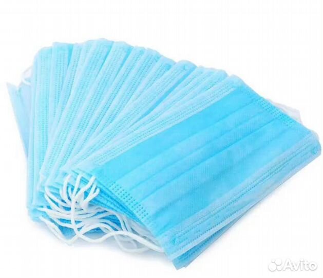 Маска медицинская одноразовая 50шт