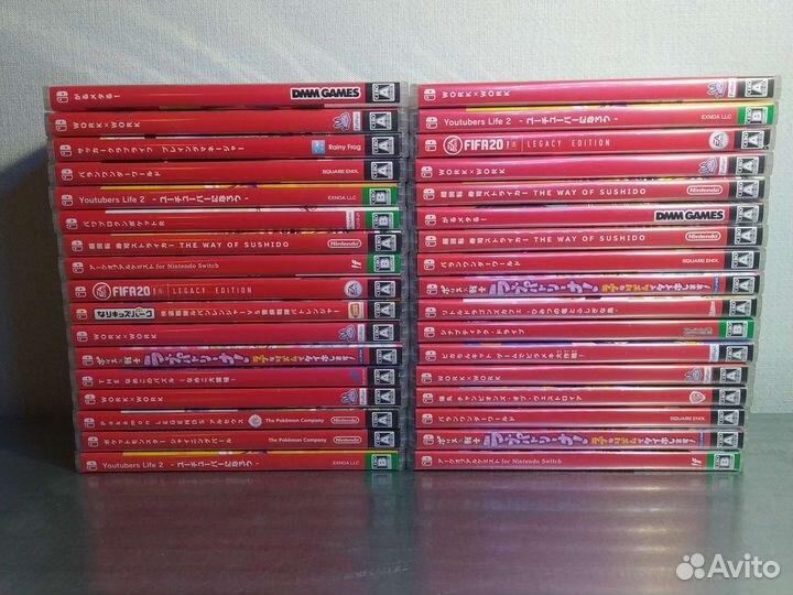 30+ коробок Nintendo Switch