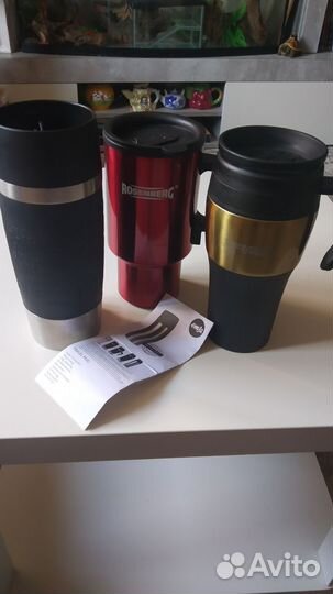Термос с кружками