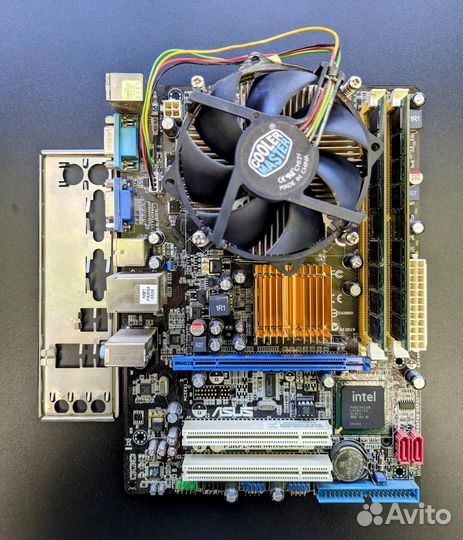 Комплект Материнская плата Asus P5KPL-AM IIN/roem