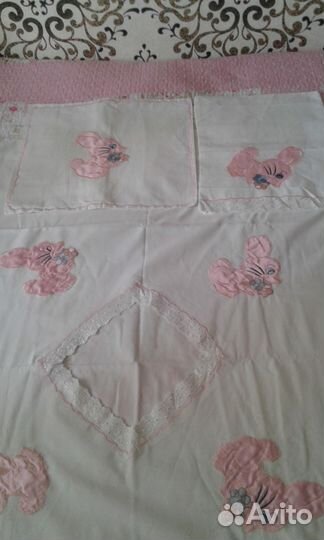 2 комплекта детского белья в кроватку