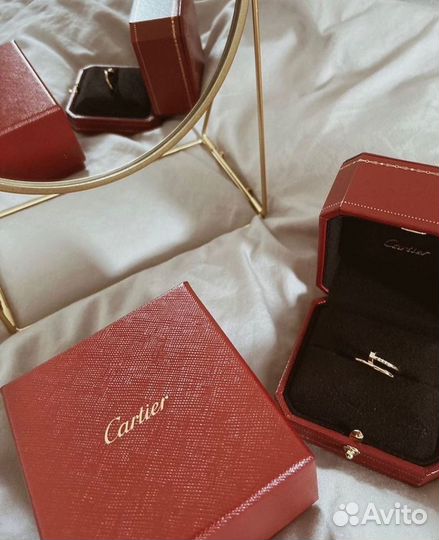 Cartier кольцо гвоздь бриллианты